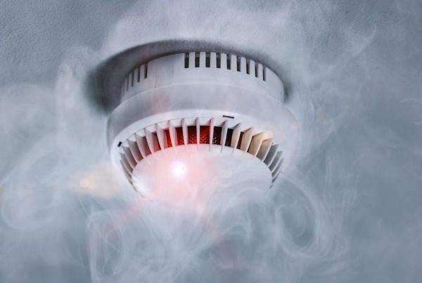 Smoke detector in apartment