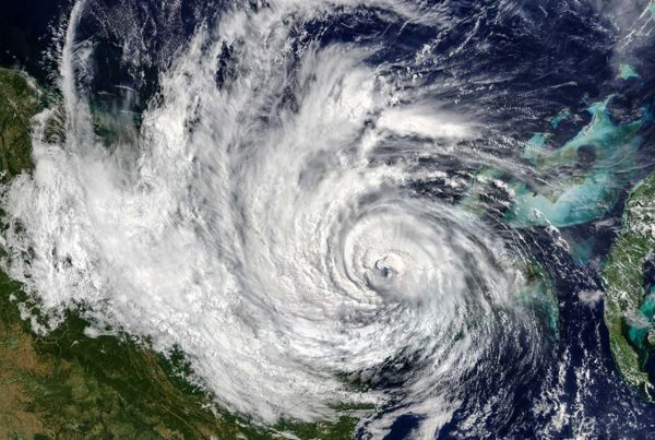Blog - View from Space of a Hurricane Hitting Islands